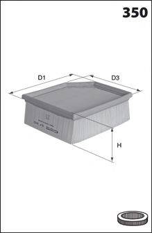 MECAFILTER ELP9340 Повітряний фільтр