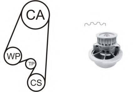 AIRTEX WPK167701 Водяний насос + комплект зубчастого ременя