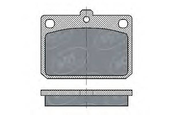 SCT GERMANY SP159PR Комплект гальмівних колодок, дискове гальмо