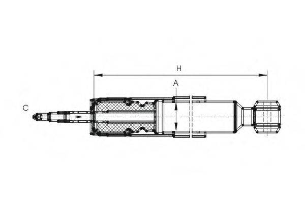 SCT GERMANY Z1621G Амортизатор