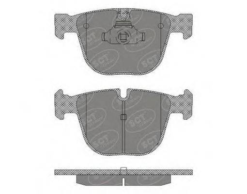 SCT GERMANY SP627PR Комплект гальмівних колодок, дискове гальмо