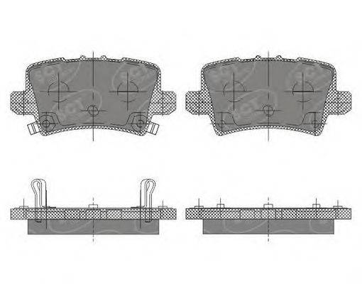 SCT GERMANY SP644PR Комплект гальмівних колодок, дискове гальмо
