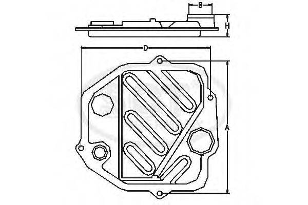 SCT GERMANY SG1097 Комплект гідрофільтрів, автоматична коробка передач