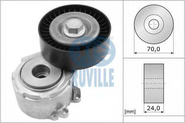 RUVILLE 55940 Натяжна планка, полікліновий ремінь