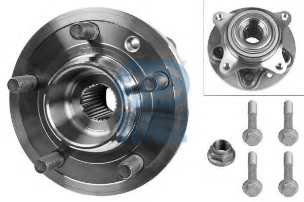 RUVILLE 8007 Комплект підшипника маточини колеса
