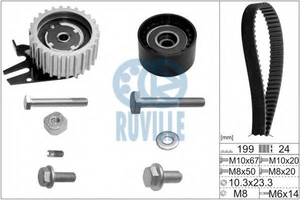 RUVILLE 5603671 Комплект ременя ГРМ