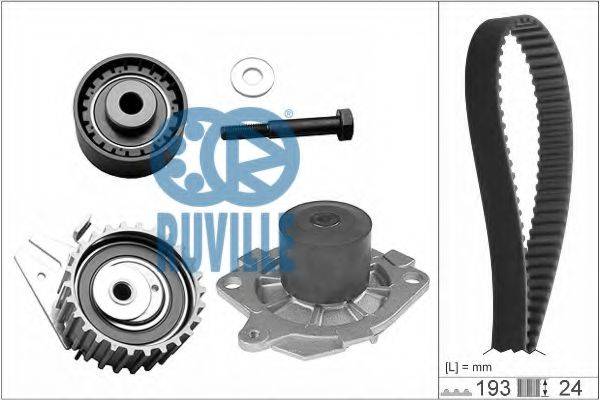 RUVILLE 56036761 Водяний насос + комплект зубчастого ременя