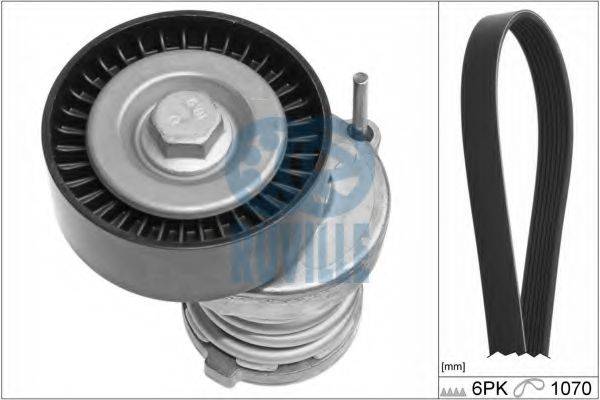 RUVILLE 5547580 Полікліновий ремінний комплект