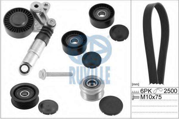 RUVILLE 5635884 Полікліновий ремінний комплект