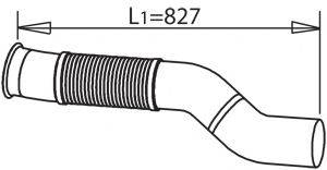 DINEX 56259 Труба вихлопного газу