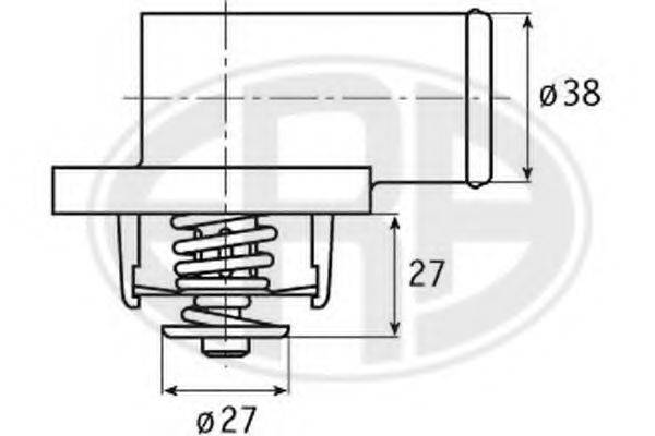ERA 350179 Термостат, охолоджуюча рідина