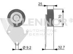 FLENNOR FU22924 Паразитний / провідний ролик, полікліновий ремінь