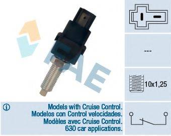 FAE 24720 Вимикач ліхтаря сигналу гальмування; Вимикач, привід зчеплення (Tempomat); Вимикач, привід зчеплення (керування двигуном)