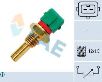 FAE 33770 Датчик, температура охолоджувальної рідини