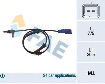 FAE 78013 Датчик, частота обертання колеса