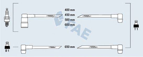 FAE 83190 Комплект дротів запалювання