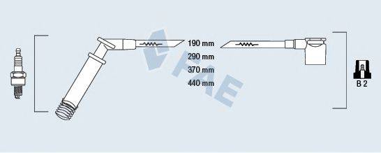 FAE 85100 Комплект дротів запалювання