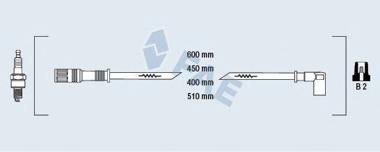 FAE 85990 Комплект дротів запалювання