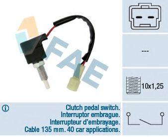 FAE 24542 Вимикач, привід зчеплення (Tempomat)