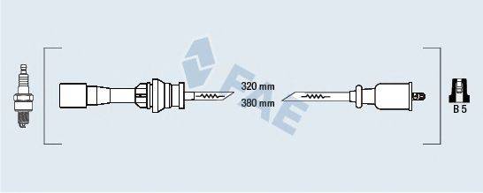 FAE 83264 Комплект дротів запалювання