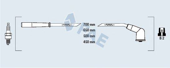 FAE 83266 Комплект дротів запалювання