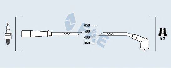 FAE 85147 Комплект дротів запалювання