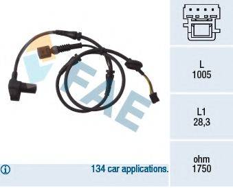 FAE 78004 Датчик, частота обертання колеса