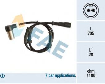 FAE 78130 Датчик, частота обертання колеса