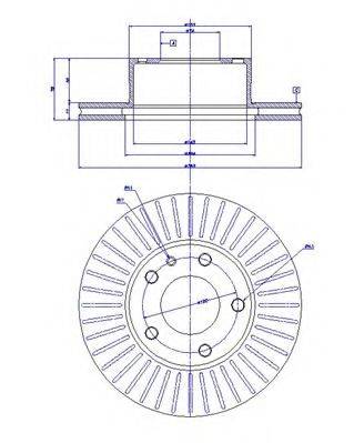 CAR 142120 гальмівний диск