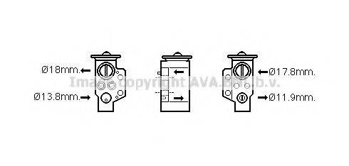 AVA QUALITY COOLING AI1351 Розширювальний клапан, кондиціонер