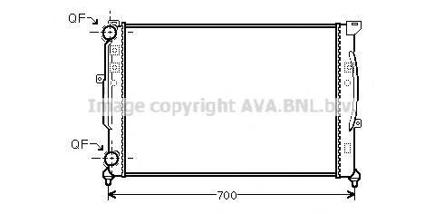 AVA QUALITY COOLING AI2189 Радіатор, охолодження двигуна