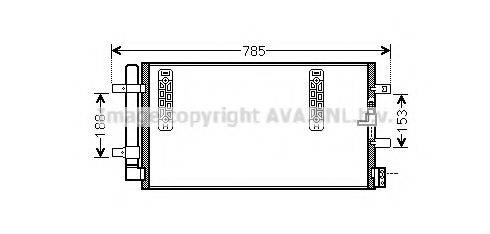 AVA QUALITY COOLING AIA5297D Конденсатор, кондиціонер