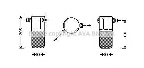 AVA QUALITY COOLING ALD099 Осушувач, кондиціонер