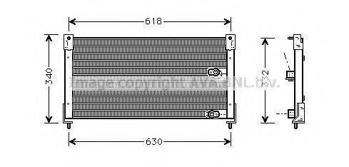 AVA QUALITY COOLING AU5116 Конденсатор, кондиціонер