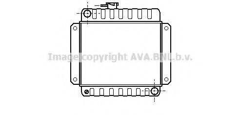 AVA QUALITY COOLING BW2002 Радіатор, охолодження двигуна