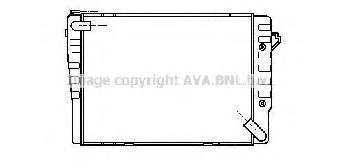 AVA QUALITY COOLING BW2008 Радіатор, охолодження двигуна