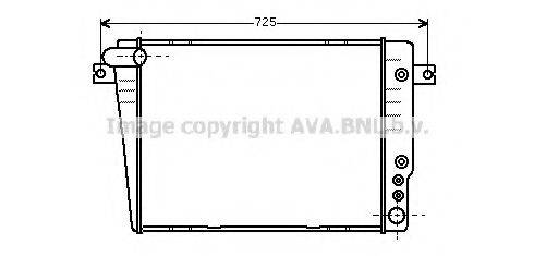 AVA QUALITY COOLING BW2035 Радіатор, охолодження двигуна