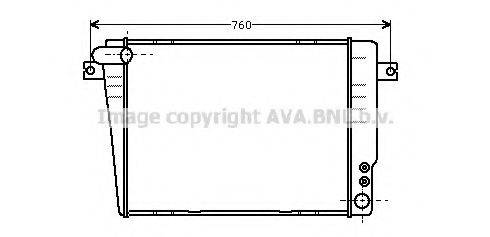 AVA QUALITY COOLING BW2069 Радіатор, охолодження двигуна