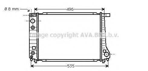 AVA QUALITY COOLING BW2087 Радіатор, охолодження двигуна