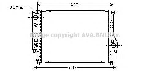 AVA QUALITY COOLING BW2097 Радіатор, охолодження двигуна