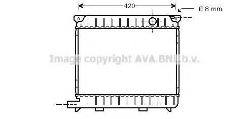 AVA QUALITY COOLING BW2131 Радіатор, охолодження двигуна