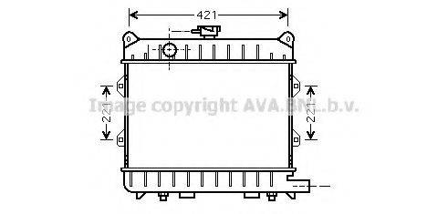 AVA QUALITY COOLING BW2154 Радіатор, охолодження двигуна