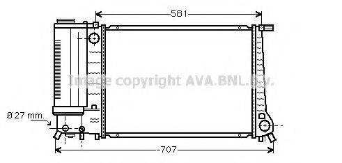 AVA QUALITY COOLING BW2163 Радіатор, охолодження двигуна