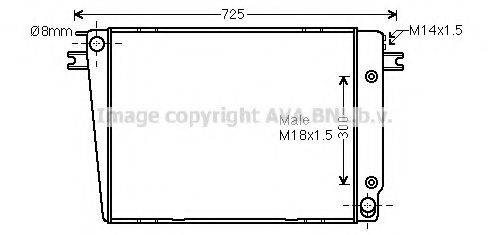 AVA QUALITY COOLING BW2251 Радіатор, охолодження двигуна