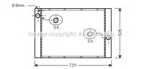 AVA QUALITY COOLING BW2284 Радіатор, охолодження двигуна