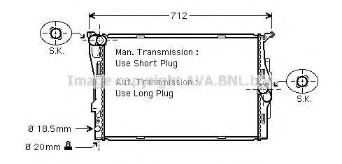 AVA QUALITY COOLING BW2292 Радіатор, охолодження двигуна