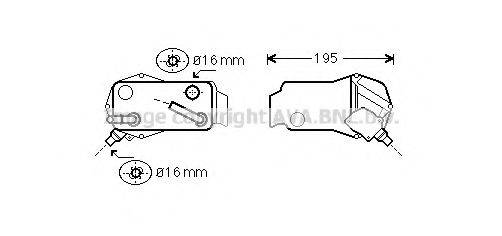 AVA QUALITY COOLING BW3351 Олійний радіатор, автоматична коробка передач