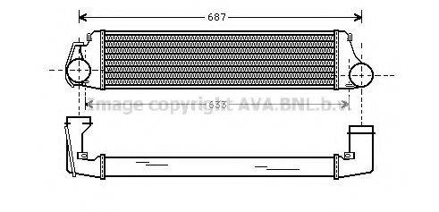 AVA QUALITY COOLING BW4207 Інтеркулер