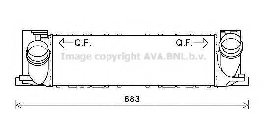 AVA QUALITY COOLING BW4468 Інтеркулер