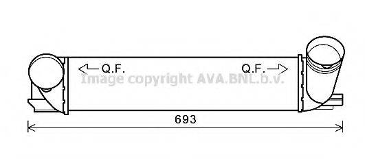 AVA QUALITY COOLING BW4473 Інтеркулер